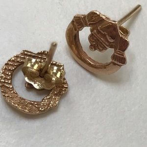 Jewelry - 14K gold Irish claddagh earrings Jewelry - 14K gold Irish claddagh earrings